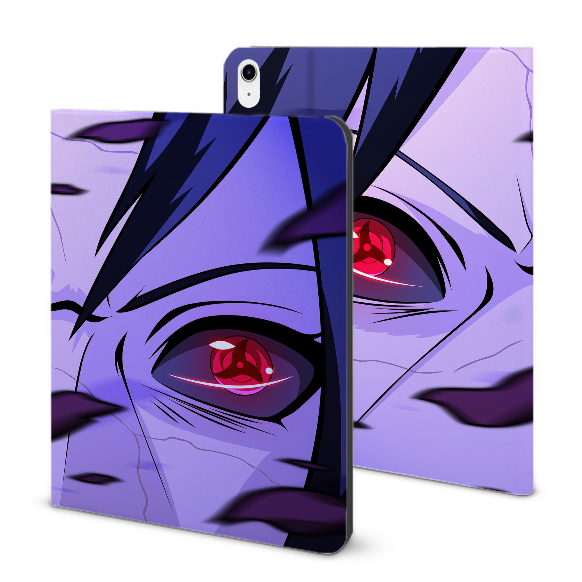 （画像用） NARUTO -ナルト- NARUTO -ナルト- 疾風伝 IPad ケース ブック型 PUレザー TPU 耐衝撃 軽量 薄型 ペン収納なし 全面保護 IPad 各モデル対応